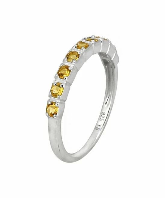 Top 10 π YS Gems Citrine & Sterling Silver Band π - Image 2