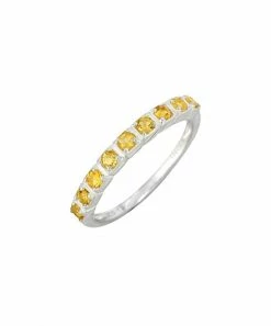 Top 10 👍 YS Gems Citrine & Sterling Silver Band 👏