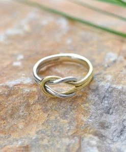 Best Sale ✨ YS Gems Two-Tone Knot Ring ⭐