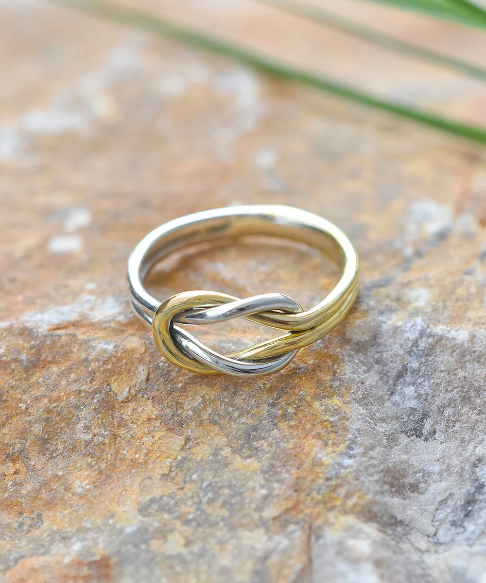 Best Sale β¨ YS Gems Two-Tone Knot Ring β