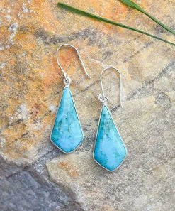 Discount 🔥 YS Gems Blue Mohave Turquoise & Sterling Silver Earrings ⌛