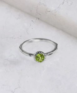Best Pirce 🛒 YS Gems Peridot & Sterling Silver Ring 💯