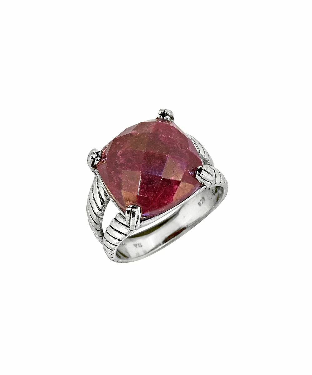 Top 10 β€οΈ YS Gems Corundum Ruby & Sterling Silver Prong Ring βοΈ - Image 4