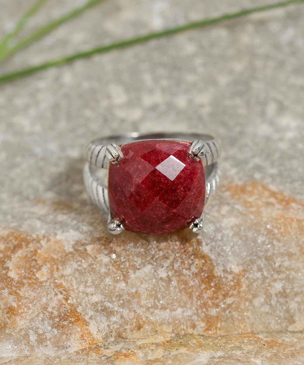 Top 10 β€οΈ YS Gems Corundum Ruby & Sterling Silver Prong Ring βοΈ