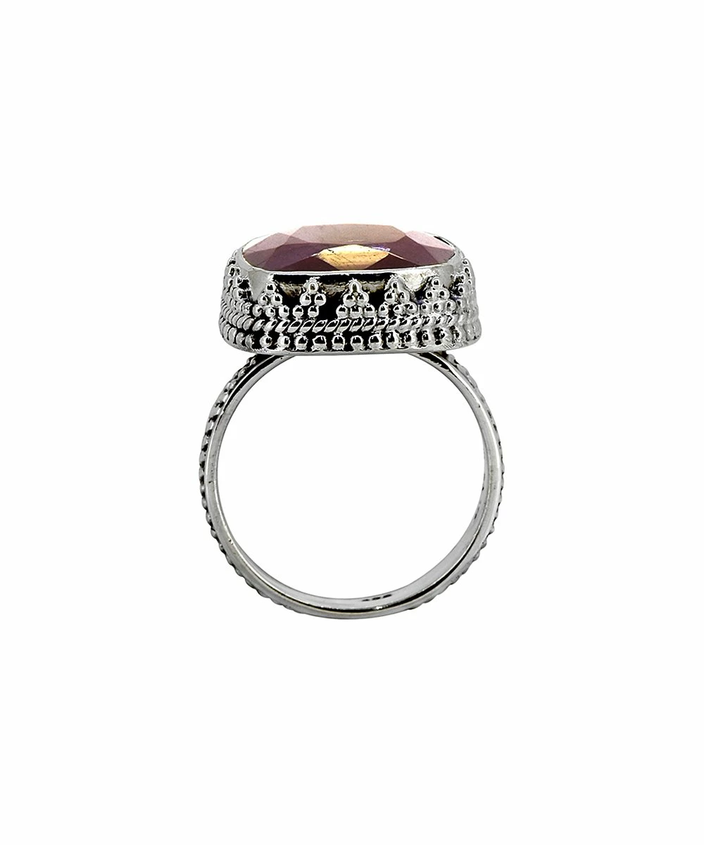 Best reviews of π YS Gems Natural Corundum Ruby & Sterling Silver Cushion-Cut Ring π - Image 3