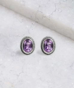 Top 10 ✔️ YS Gems Amethyst & Sterling Silver Stud Earrings 🤩