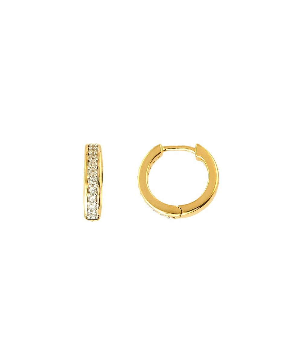 Best Pirce β¨ YS Gems Citrine & White Zircon Convertible Hoop-to-Drop Earrings π - Image 3