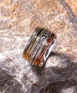 Cheapest π₯ YS Gems Tri-Tone Oval Stripe Band π