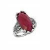 Best deal 👏 YS Gems Corundum Ruby & Sterling Silver Filigree Ring ⌛