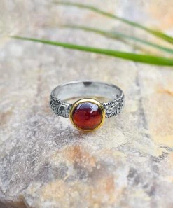Best reviews of 😉 YS Gems Garnet & Sterling Silver Oxidized Ring 💯